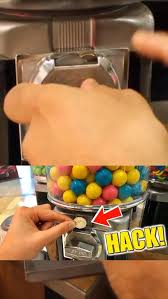 4 years ago here is a link to a video explaining how to make such a vending machine, one simple enough to keep at your desk, which can be fashioned out of wood (of have a wooden exterior built to protect it better from theft). Gumball Machine Hack Lifehack Tiktoklifehacks Gumball Vendingmachine Hacks Candy Fyp Foryou Fy Viral Feature Secret