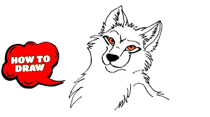 How To Draw A Anime Wolf Easy To Draw Anime Wolf With Pen In 2020 Easy Drawings Art Tutorials Drawing Online Art Tutorials