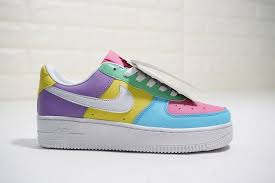 Nike Air Force 1 07 Qs Easter Colorful Cream Ice Blue Sail Ah8462 400 Mens Womens Running Shoes Nike Shoes Air Force Nike Air Force Nike Air