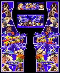 Street Fighter Full Set Arcadecabinet Machine Artwork Side Etsy In 2021 Street Fighter Arcade Vinyl Artwork