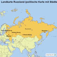 Geralt / 19976 bilder kaffee folgen. Stepmap Landkarte Russland Politische Karte Mit Stadten Landkarte Fur Russland