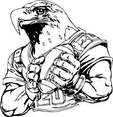 After clicking on a team name you will see the colors that make up the team logo. Free Coloring Pages Of Eagle Football Football Coloring Pages College Football Logos Sports Coloring Pages