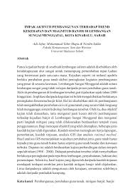 Pdf Impak Aktiviti Pembangunan Trend Kekerapan Dan Magnitud Banjir Di Lembangan Sungai Menggatal Kota Kinabalu Sabah
