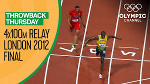 Great britain set a european record of 37.36 seconds to take silver in the men's 4x100m relay at the world athletics championships despite zharnel hughes injuring his hamstring. Jamaica Beat The Men S 4x100m Olympic Record At London 2012 Throwback Thursday Youtube