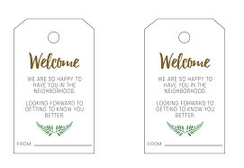In honor of the launch of our new podcast, welcome to the neighborhood, and today's episode let's talk. New Neighbor Gift Tag Printable Welcome To The Neighborhood Download