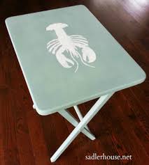 Salvaged inspirations walks you through stenciling furniture! Stencil Furniture Makeovers With A Coastal Nautical Ocean Theme Coastal Decor Ideas Interior Design Diy Shopping