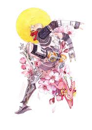 Apex Legends オクタン エル ディアブロ 桜が咲くファンアート 水彩画 Liu Yu Artオリジナルアートワークコレクション 壁飾り 花  - Etsy 日本