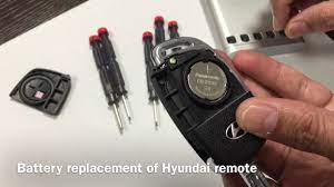 Hyundai tucson key fobs and transponder flip key are battery operated. How To Replace 2017 Hyundai Elantra Remote Battery Youtube