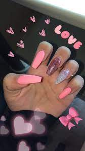 Pin Kjvougee Instagramtoenailart Pink Acrylic Nails Cute Acrylic Nails Cute Nails