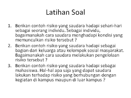 Check spelling or type a new query. Contoh Soal Manajemen Risiko Investasi