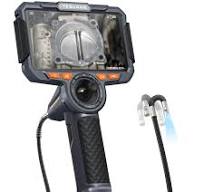 Teslong Endoskopkamera mit Licht 360° Drehbar, 6,5mm Dual Linsen  Endoskopkamera Beweglicher Kopf, Inspektionskamera mit 6" Bildschirm, HD  Endoskop ...