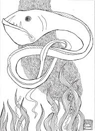 Gulper Eel Drawing By Amy Stauff How do you draw an eel? gulper eel by amy stauff