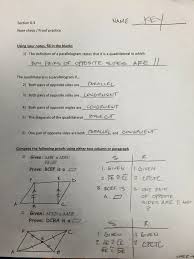Quadrilateral just means four sides (quad means four, lateral means side). Chapter 6 Polygons And Quadrilaterals Answer Key