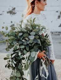Maiden hair fern, green tree fern, leather leaf fern, sword fern. 47 Darling Greenery Wedding Bouquets Weddingomania