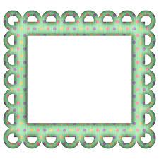 Picture Frames For Scrapbooking Free Free Green Polka Digi Scrapbook Frame Scrapbook Frame Scrapbook Frames Printable Frames