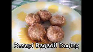 Simak langkah demi langkah cara membuat perkedel kentang berikut ini! Resepi Begedil Daging Sedap Mudah Youtube
