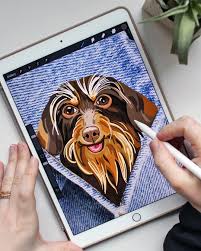 Click here and download the seamless plaid pattern procreate brushes graphic · window, mac, linux · last updated 2021 · commercial licence included ✓. How I Sketch Your Custom Pet Portrait Brown Paper Stitch Dispatch