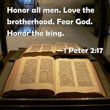 At his resurrection, christ triumphed over his enemies. 1 Peter 2 17 Honor All Men Love The Brotherhood Fear God Honor The King