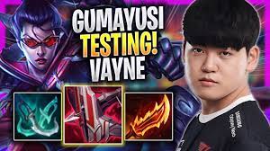 GUMAYUSI TESTING VAYNE IN KR SOLOQ! - T1 Gumayusi Plays Vayne ADC vs  Samira! | Season 2023 - YouTube