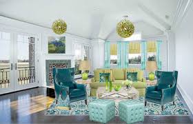 Living Rooms With Yellow Blue Green Orange Blue Green And Yellow Green Room Design By Charisse Blue Living Room Green Living Room Decor Living Room Green