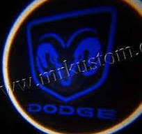 Dodge LED Door Projector Courtesy Puddle Logo Lights Blue