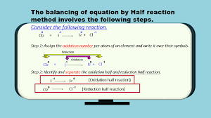Ion Electron Method For Balancing Redox Reaction In 2020 Redox Reactions Method Reactions