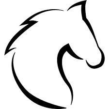 Horse Head With Hair Outline Free Vector Icons Designed By Freepik Horse Drawings Easy Horse Drawing Horse Head Drawing