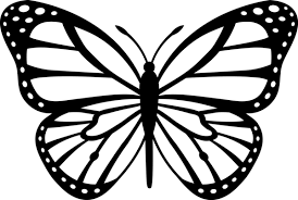 Monarch Butterfly Black White Free Images At Clker Com Vector Clip Art Online Royalty Free Butterfly Clip Art Butterfly Stencil Monarch Butterflies Art