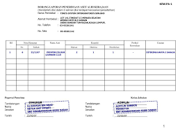 Disini saya cuba kongsikan cara pengisian borang be tafsiran 2020 secara online boleh di isi di rumah sahaja. Ppt Kew Pa 1 Borang Laporan Penerimaan Aset Alih Kerajaan Powerpoint Presentation Id 3403693