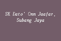Sk dato onn jaafar simpang renggam on vimeo. Sk Dato Onn Jaafar Subang Jaya Sekolah Kebangsaan In Subang Jaya
