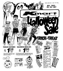 Kmart Halloween Sale October 1975 Vintage Halloween Costume Vintage Advertisements Vintage Ads