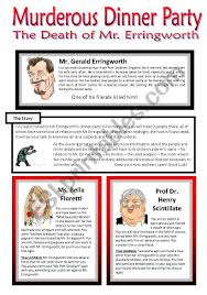 Get a professional, native english teacher in seconds at italki. Murderous Dinner Party Role Play Conversation Cards 7 Pages Esl Worksheet By Littlesunshine11
