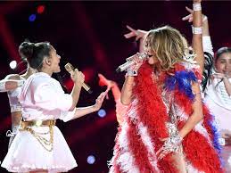 The super bowl liv halftime show, which is officially known as the pepsi super bowl liv halftime show, took place on february 2, 2020, at hard rock stadium in miami gardens, florida. Jennifer Lopez Marc Anthony Proud Of Daughter At Super Bowl Halftime