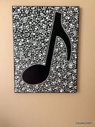 Black And White Painting Easy For Kids Canvas Art 80 Easy Canvas Painting Ideas Kids Canvas Ideas Easy Canvas Painting Diy Canvas Art Painting Pi Dot Art Painting Easy Canvas Painting Music Painting