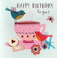 Send music birthday ecards quick and easy in minutes! Greeting Cards Invitations Home Garden Singing Birds Embellished Birthday Greeting Card Hand Finished Marshmallow Cards