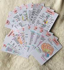 anatomy bundle flashcards pdf study school organization notes cards cvc blending flash