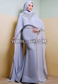 أحدث فساتين سواريه بكاب لعام 2019 للمحجبات Soiree Dress Muslimah Fashion Cap Dress
