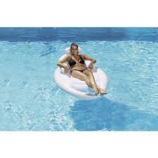 Siege Gonflable De Piscine Avec Porte Gobelet Lounger Kerlis