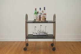 Black And Gold Bar Cart Mcm Folding Bar Cart Bar Cart Folding Bar Cart Gold Bar Cart