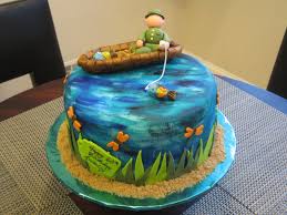 Also great as a retirement cake! Collections Of Fishing Birthday Cake Ideas