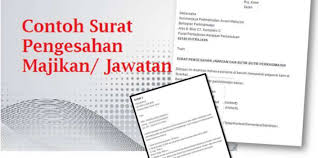 Contoh Surat Pengesahan Jawatan Untuk Makluman Anda Pengesahan Majikan Membawa Maksud Pengesahan Kepada Seseorang Projects To Try Person Personalized Items