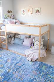 Cool ikea kura beds ideas for your kids room26. Girls Bedroom Refresh Reveal 100 Room Challenge The Home I Create