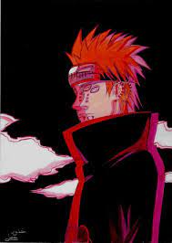 Pain Loulouxart Drawings Illustration People Figures Animation Anime Comics Anime Artpal I just can't resist the urge to draw akatsuki. comics anime artpal
