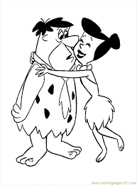 Download this adorable dog printable to delight your child. Flintstone Coloring Pages Coloring Home