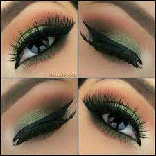 Yesil Goz Makyaji Eyeliner Makeup Dumanli Goz Makyaji Muhtesem Makyaj Makyaj