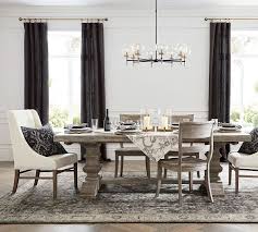 The dining room is one of the designer's favorite rooms in the house. Banks Extending Dining Table Pottery Barn