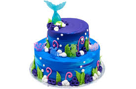 Wedding parties aren't an uncommon sight at walmart. Mermaid Two Tier Cake Walmart Com Walmart Com