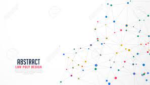 Dots with connections, triangles light background. Low Poly Network Lines Mesh White Background Royalty Free Cliparts Vectors And Stock Illustration Image 128533141