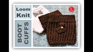 Learning how to knit boot cuffs has never been easier than with the easy knit boot cuffs. Loom Knit Boot Cuffs Free Pattern And Video