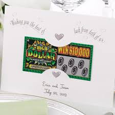 Personalized Lottery Ticket Holders Lottery Ticket Holders Wedding Gift Favors Lottery Tickets